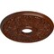 Ekena Millwork Apollo Medallion (Canopies up to 5 5/8"), 16 1/2"OD x 3 5/8"ID x 1 1/8"P, Burnished Mahogany Crackle CM16APBMC - alternate 2